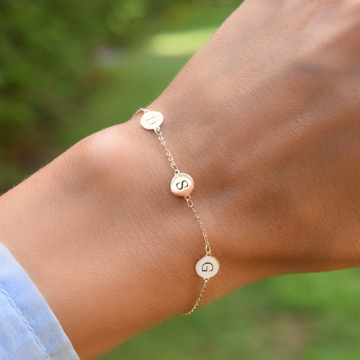 Diamond and Enamel Bubble Letter Bracelet – Lola James Jewelry